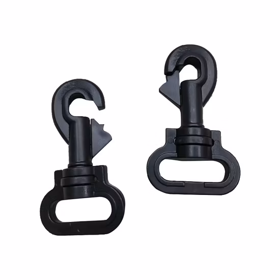 Abpf Factory OEM Snap Clip crochets, sangle crochets de ceinture, rotatif en plastique pivotant Snap boucle crochet