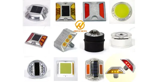 Jackwin – goujon de route solaire en plastique réfléchissant robuste, étanche IP68, en aluminium