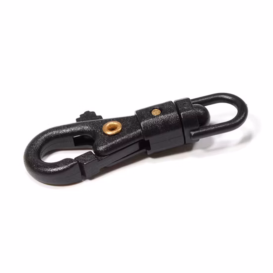 Fermoir à homard en plastique 12mm, anneau ouvert pivotant, fermoir à homard en plastique, crochet pour porte-clés