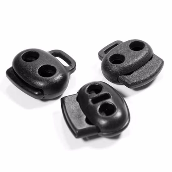 Boucle de réglage de corde élastique, boucles rondes à bascule, serrer les extrémités de corde à ressort, bouchons de cordon, serrure en plastique