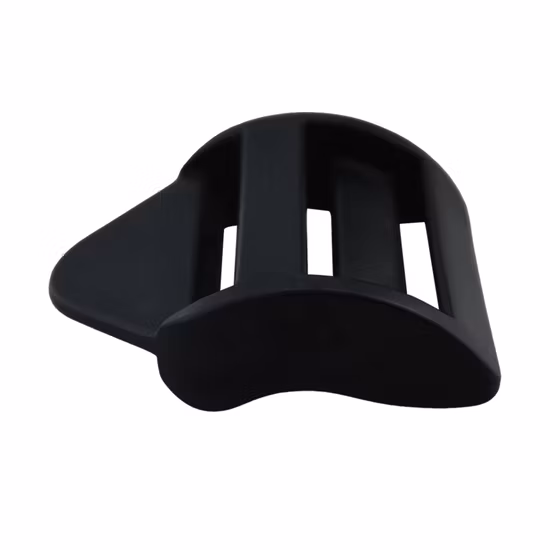 Boucle à came en sangle en plastique noir de 25 mm