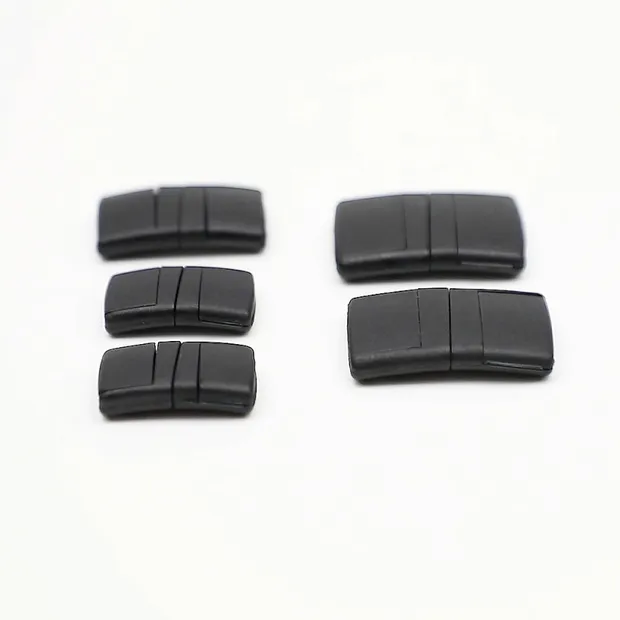 Version plus fine, boucle détachable en plastique noir, libération de sécurité pour accessoire de lanière